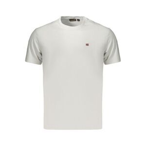 Napapijri Gray Cotton Men's Men's T-Shirt